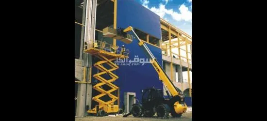 سيزرلفت مانلفت سقالة سقالات كهرباء ديزل كرين شيول بوبكات بوكلين تاولايت الرياض