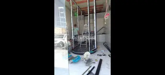 شبابيك ووجهات الامنيوم وشتر دقه في المقياس والشغل