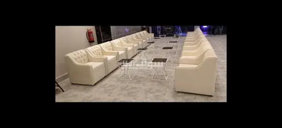 تاجير كنب مخمل طاولات كراسي ملكي فرشات - 3