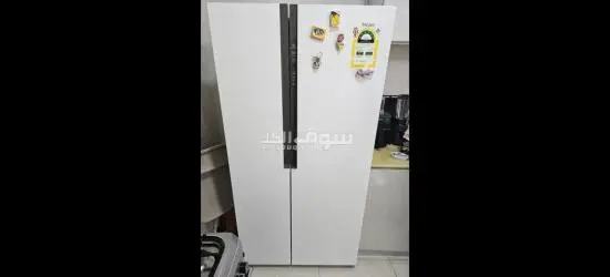ثلاجة كبيرة نوع Hair مع ثلاجة صغيرة