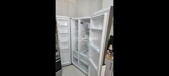ثلاجة كبيرة نوع Hair مع ثلاجة صغيرة - 2