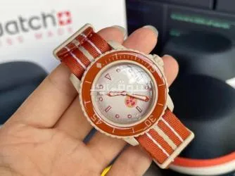 ساعة رجالي ماركة بلانكا سواتش وتس0554134957 - 4