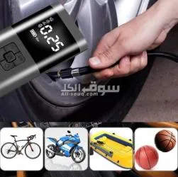 منفاخ اطارات مزود بباور بانك للجوال - 4