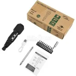 مفك كهربائي 12 فى 1 يعمل بالشحن براغي . متوفر توصيل لكل المملكة - 6