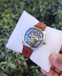 ساعة رجالي جلد ماركة كارتير وتس0554134957 - 6