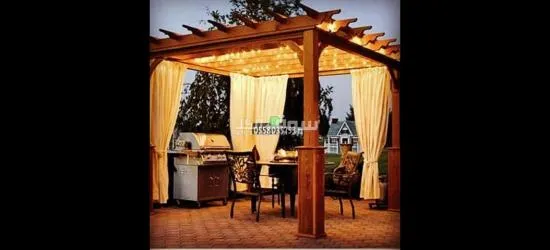 البرجولات الخشبية في جدة – لمسة جمالية لأحواش وفيلات راقية - 2