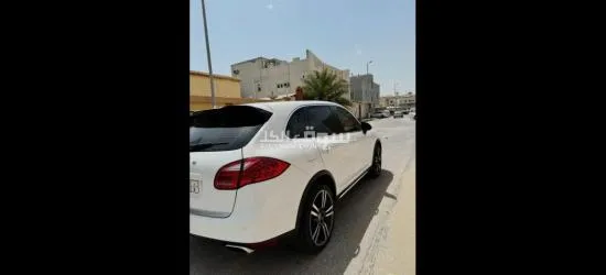 بورش قير اوتماتيك.  2014  ابيض مــواصــفـــات ممتازه - 3