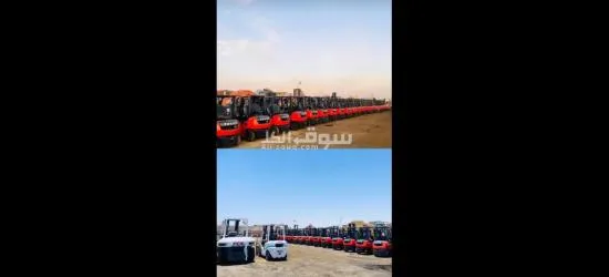 للايجار رافعات شوكية وسيزر لفت ومان لفت وكرينات وببكات ورافعات تلسكوبية للايجار جميع الاحجام - 4