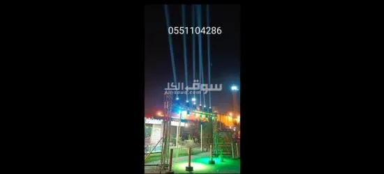 نقوم بتأجير وبيع جمييع الإظاءات والمداخل والأشكال المتحركه - 2