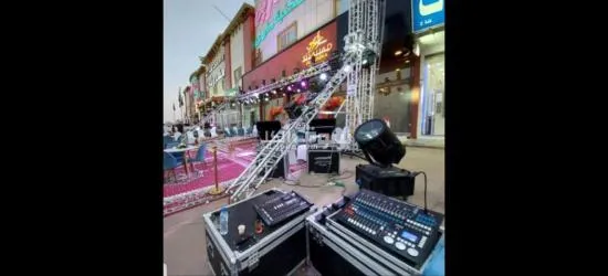 تاجير كشافات اضاءه لمبات اناره أضواء سيتي كلر ليزر افتتاحات حفلات - 3